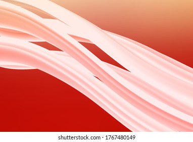 Light Red vector blurred pattern. Creative illustration in halftone style with gradient. Background for a cell phone.