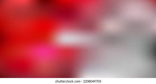 Light red vector blurred pattern. Shining colorful blur illustration in abstract style. Your design for applications.