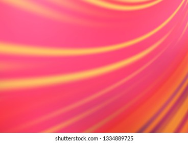 Light Red vector blurred shine abstract background. A completely new color illustration in a bokeh style. A completely new design for your business.