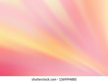 Light Red vector blurred shine abstract template. A vague abstract illustration with gradient. The template can be used for your brand book.