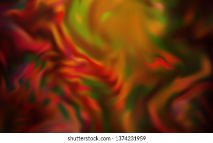Light Red vector blurred shine abstract template. A completely new colored illustration in blur style. Completely new design for your business.