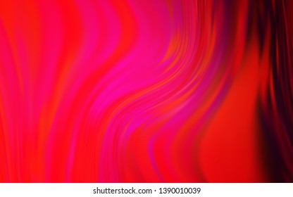 Light Red vector blurred shine abstract template. Creative illustration in halftone style with gradient. Completely new design for your business.