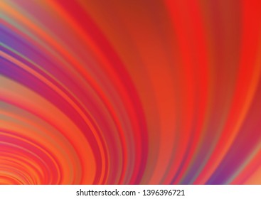 Light Red vector blurred shine abstract background. Colorful illustration in blurry style with gradient. The template for backgrounds of cell phones.