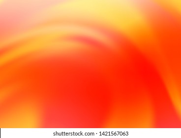 Light Red vector blurred shine abstract background. A completely new color illustration in a bokeh style. The template can be used for your brand book.