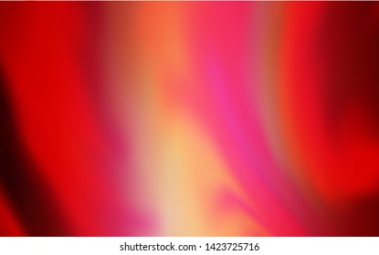 Light Red vector blurred shine abstract template. Abstract colorful illustration with gradient. The best blurred design for your business.