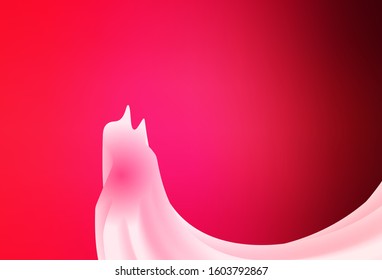 Light Red vector blurred shine abstract background. Modern abstract illustration with gradient. Background for a cell phone.