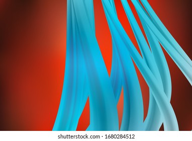 Light Red vector blurred shine abstract texture. Colorful illustration in abstract style with gradient. Background for a cell phone.