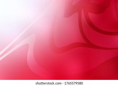 Light Red vector blurred shine abstract template. An elegant bright illustration with gradient. Blurred design for your web site.