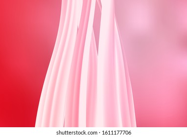 Light Red vector blurred template. A completely new colored illustration in blur style. Elegant background for a brand book.