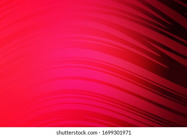Light Red vector blurred template. Shining colorful illustration in smart style. The best blurred design for your business.