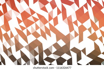 Light Red vector blurry hexagon texture. A completely new color illustration in a vague style. The completely new template can be used for your brand book.