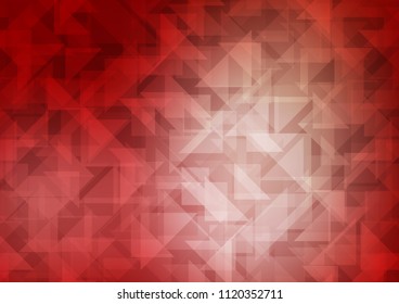 Light Red vector blurry hexagon template. Shining colored illustration in a Brand new style. Brand new style for your business design.