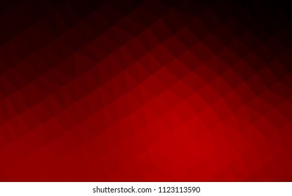 Light Red vector blurry hexagon texture. Brand new colored illustration in blurry style with gradient. Brand new style for your business design.