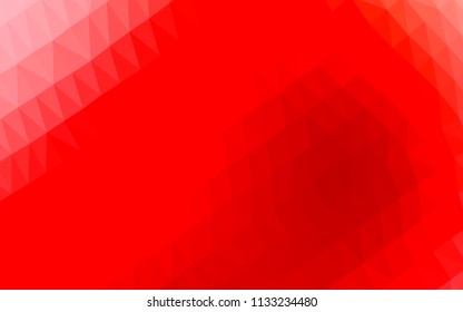 Light Red vector blurry hexagon pattern. Creative illustration in halftone style with gradient. The completely new template can be used for your brand book.