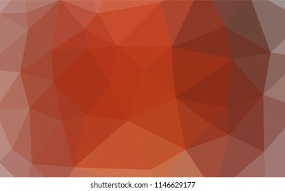 Light Red vector blurry hexagon pattern. An elegant bright illustration with gradient. Brand new design for your business.