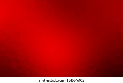 Light Red vector blurry hexagon template. A completely new color illustration in a vague style. Brand new style for your business design.