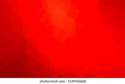 Light Red vector blurry hexagon template. Colorful illustration in abstract style with gradient. The elegant pattern can be used as part of a brand book.