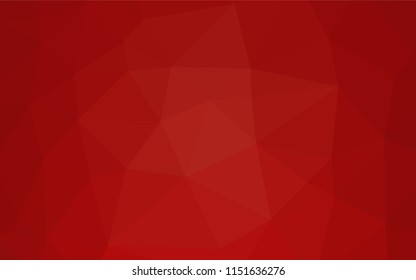 Light Red vector blurry hexagon pattern. Shining colored illustration in a Brand new style. Brand new style for your business design.