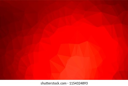 Light Red vector blurry hexagon pattern. Colorful abstract illustration with gradient. The template can be used as a background for cell phones.