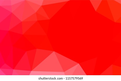 Light Red vector blurry hexagon pattern. A vague abstract illustration with gradient. The template can be used as a background for cell phones.