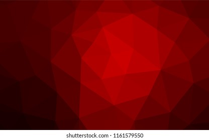 Light Red vector blurry hexagon texture. A sample with polygonal shapes. A completely new design for your business.