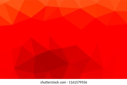 Light Red vector blurry hexagon pattern. Brand new colored illustration in blurry style with gradient. The elegant pattern can be used as part of a brand book.