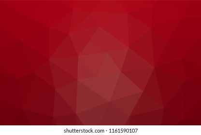 Light Red vector blurry hexagon template. Glitter abstract illustration with an elegant design. Brand new style for your business design.