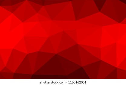 Light Red vector blurry hexagon template. Shining colored illustration in a Brand new style. Brand new style for your business design.