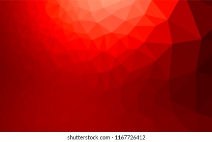Light Red vector blurry hexagon template. Glitter abstract illustration with an elegant design. Brand new style for your business design.