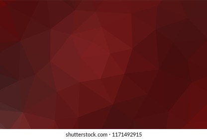 Light Red vector blurry hexagon template. Brand new colored illustration in blurry style with gradient. A completely new template for your business design.