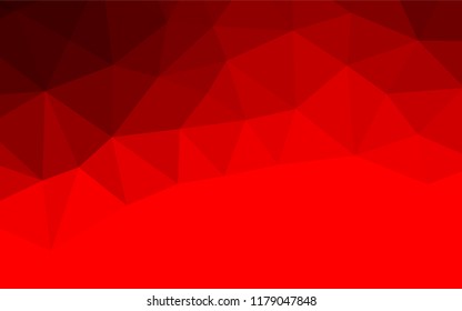 Light Red vector blurry hexagon template. A sample with polygonal shapes. A completely new template for your business design.