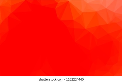 Light Red vector blurry hexagon template. Colorful abstract illustration with gradient. Brand new style for your business design.