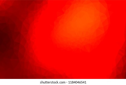Light Red vector blurry hexagon texture. A vague abstract illustration with gradient. The elegant pattern can be used as part of a brand book.