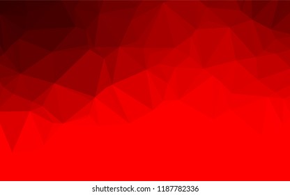 Light Red vector blurry hexagon texture. An elegant bright illustration with gradient. The best triangular design for your business.