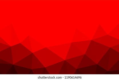 Light Red vector blurry hexagon template. Shining colored illustration in a Brand new style. Brand new style for your business design.