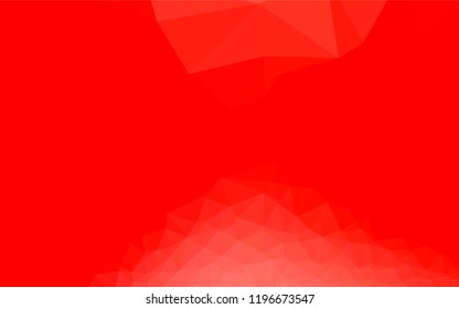 Light Red vector blurry hexagon texture. Brand new colored illustration in blurry style with gradient. A completely new design for your business.