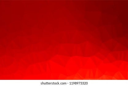 Light Red vector blurry hexagon pattern. Colorful abstract illustration with gradient. The elegant pattern can be used as part of a brand book.