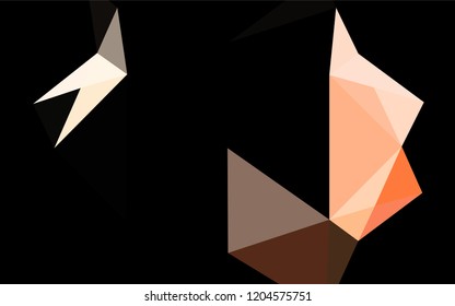 Light Red vector blurry hexagon template. A completely new color illustration in a vague style. A completely new design for your business.