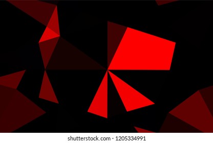 Light Red vector blurry hexagon pattern. Shining colored illustration in a Brand new style. Brand new style for your business design.