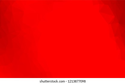 Light Red vector blurry hexagon pattern. An elegant bright illustration with gradient. The polygonal design can be used for your web site.
