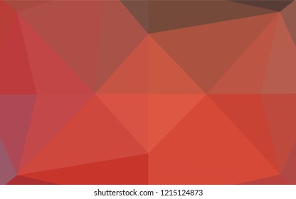 Light Red vector blurry hexagon texture. Shining colored illustration in a Brand new style. The completely new template can be used for your brand book.