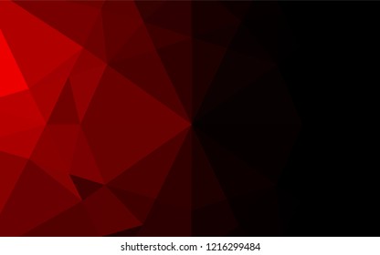 Light Red vector blurry hexagon template. Brand new colored illustration in blurry style with gradient. A new texture for your design.