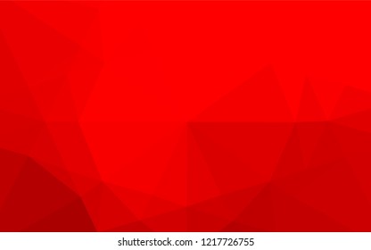 Light Red vector blurry hexagon texture. Colorful abstract illustration with gradient. The completely new template can be used for your brand book.