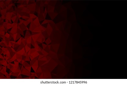 Light Red vector blurry hexagon template. A sample with polygonal shapes. Brand new design for your business.