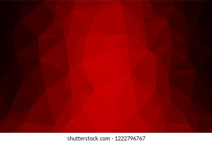 Light Red vector blurry hexagon template. Glitter abstract illustration with an elegant design. Brand new design for your business.