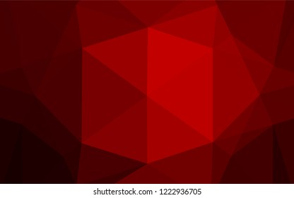 Light Red vector blurry hexagon pattern. Glitter abstract illustration with an elegant design. The elegant pattern can be used as part of a brand book.