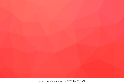 Light Red vector blurry hexagon template. Colorful abstract illustration with gradient. The elegant pattern can be used as part of a brand book.