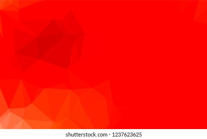 Light Red vector blurry hexagon texture. Colorful illustration in abstract style with gradient. A new texture for your design.