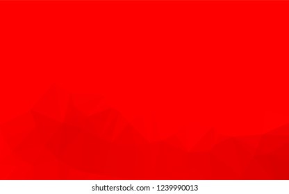 Light Red vector blurry hexagon template. Colorful illustration in abstract style with gradient. A completely new template for your business design.