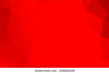 Light Red vector blurry hexagon template. Brand new colored illustration in blurry style with gradient. A new texture for your design.